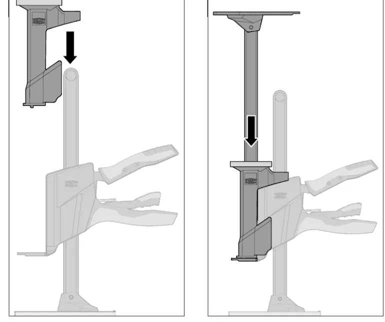 Bessey BEYCEPS Lyft och spänntving-enhands + Installationssats