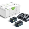 Festool Laddpaket SYS 18V 2xHP5,0/TCL6DUO