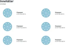 Festool Slippapper D125 • SET 60-delar