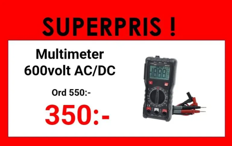 Futech Multimeter 600V AC/DC MM3500