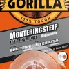 Gorilla Monteringstejp • vädertålig