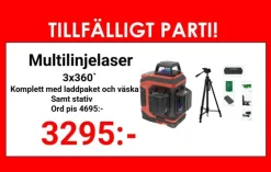 Komplett Multilinjelaser 3D Brave Grön med stativ