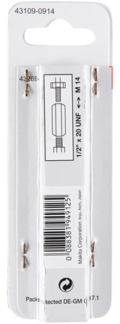 Makita Adapter 1/2"x20 UNF - M14