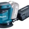 Makita DBO180RTJ Excenterslip 18V 125mm, komplett
