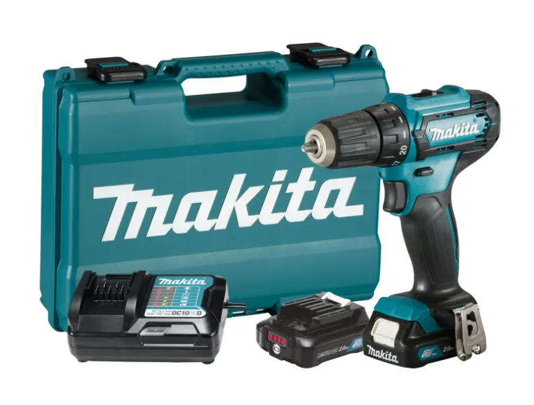 Makita DF333DWAE Borrskruvdragare 12V, komplett
