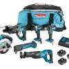 Makita DLX6038G Combokit 6,0Ah (6 st maskiner i väska) +1st extra 5,0Ab-batteri-på-köpet! Värde 995:-