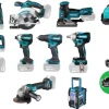 Makita DLX6141T SuperPlus Combokit 9 st maskiner +Radio & väska +1st extra 5,0Ah-batteri-på-köpet! Värde 995:-