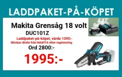 Makita DUC101Z Grensåg 18V (10cm)