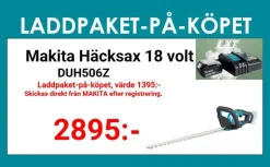 Makita DUH506Z Häcksax 18V • 500 mm • 20 mm