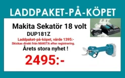 Makita DUP181Z Sekatör 18V