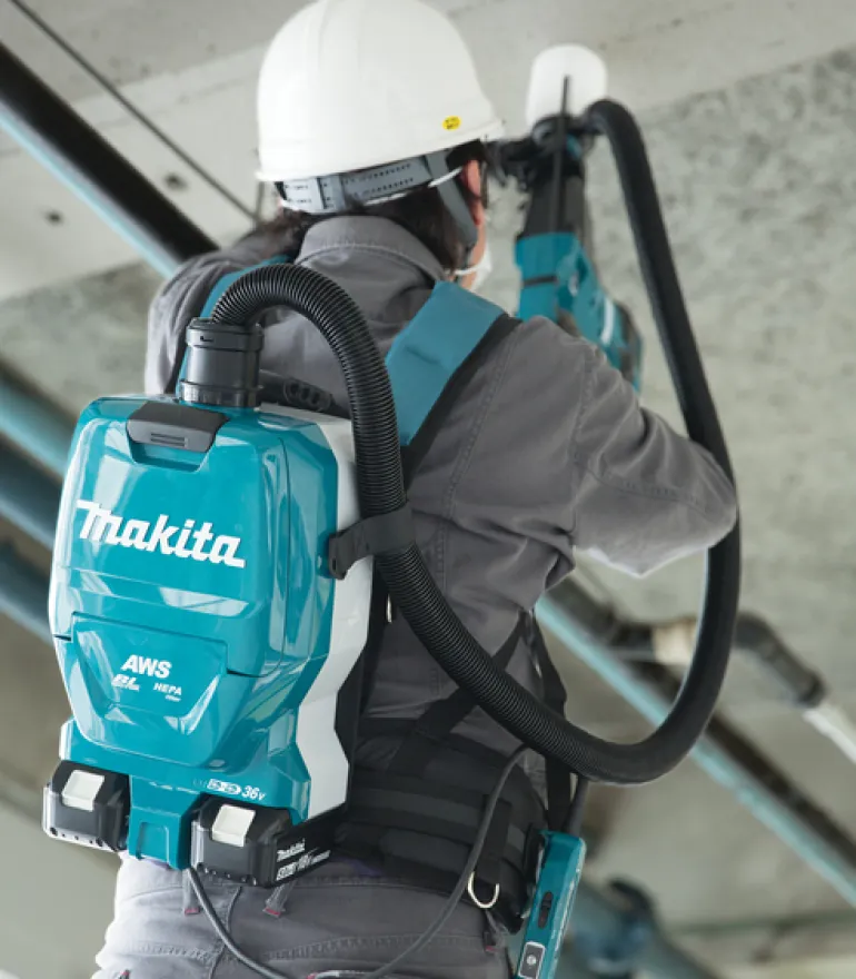 Makita DVC265ZXU Ryggburen Dammsugare 2x18V