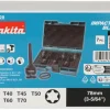 Makita impact Bitshylsa-sats Torx 7-delar