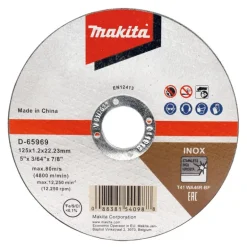Makita kapskiva 125x1,0mm • Metall / Rostfritt