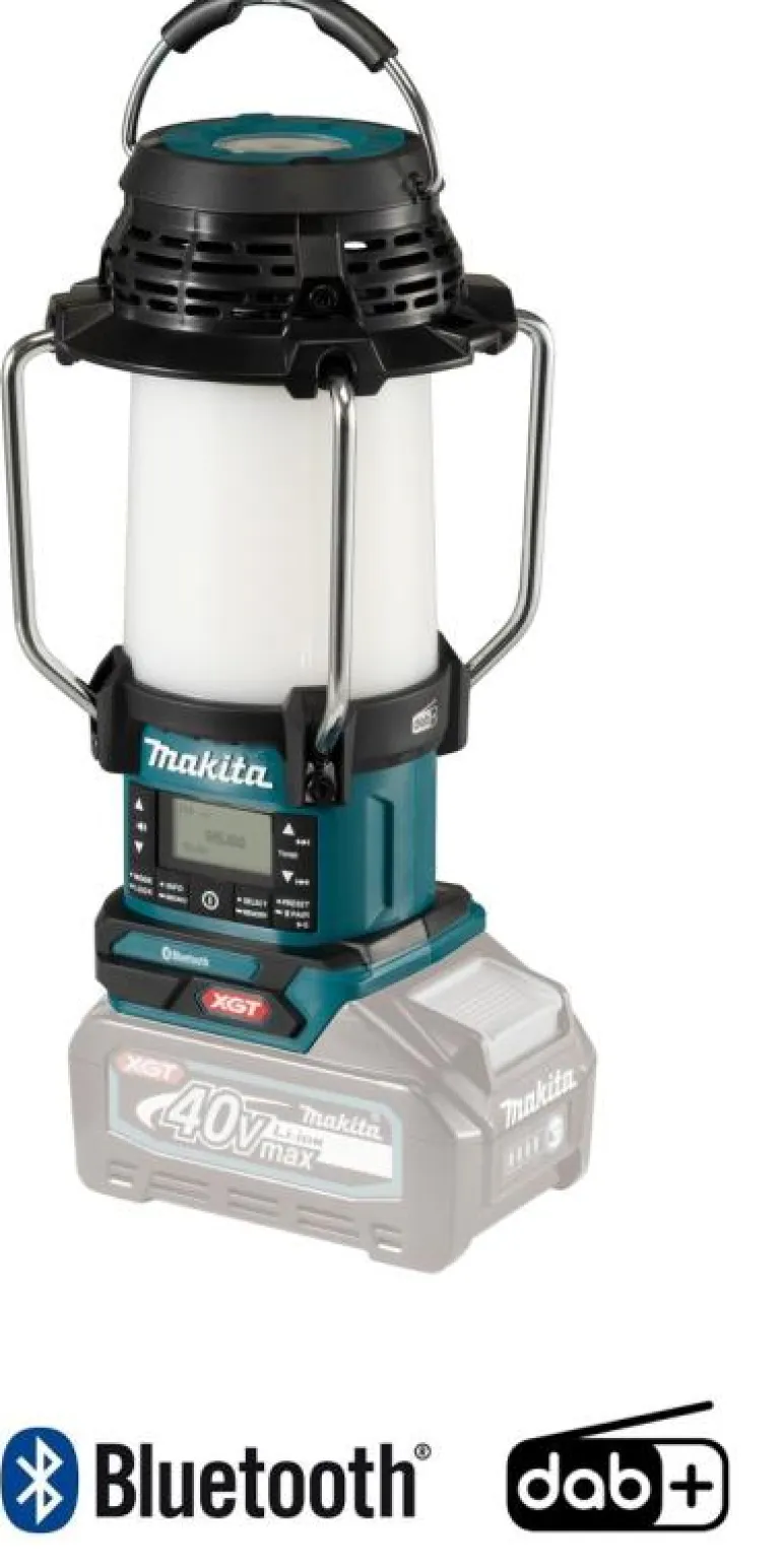 Makita MR009G Lampa 40V med Radio, Bluetooth och DAB+