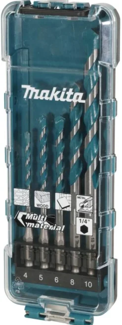Makita Multiborrbitssats 5-delar , bitsfäste