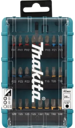 Makita Premier Bitssats • 28-delar