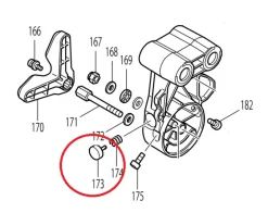 Makita Reservdel Brytar Knapp, LS1016 & LS1219