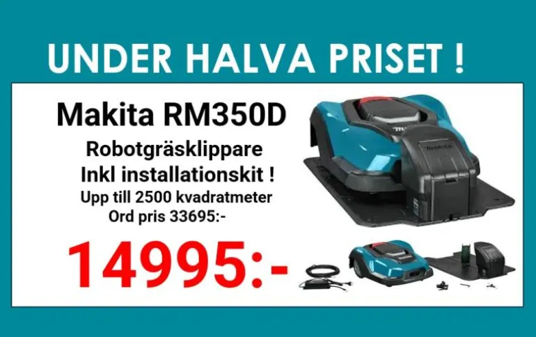 Makita RM350D Robotgräsklippare