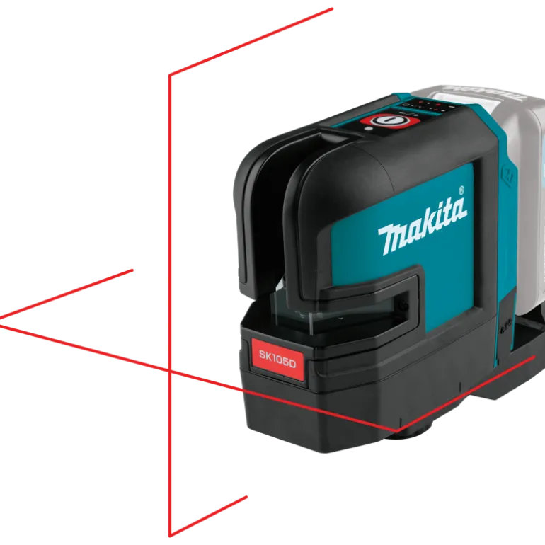 Makita SK105DZ Krysslaser 12V (röd)