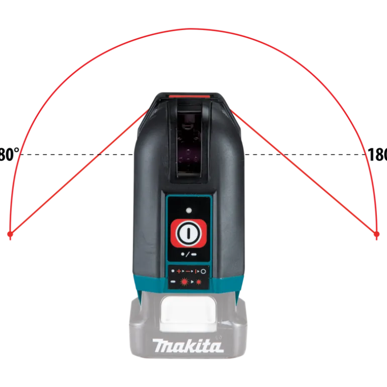 Makita SK105DZ Krysslaser 12V (röd)