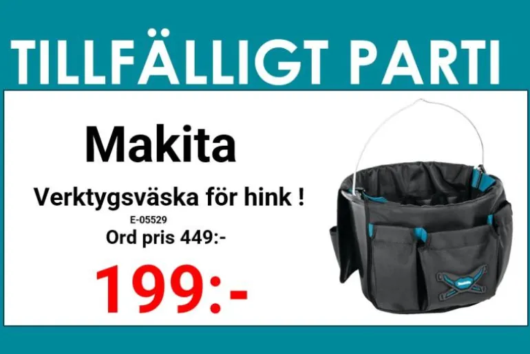 Makita Verktygsväska, hink