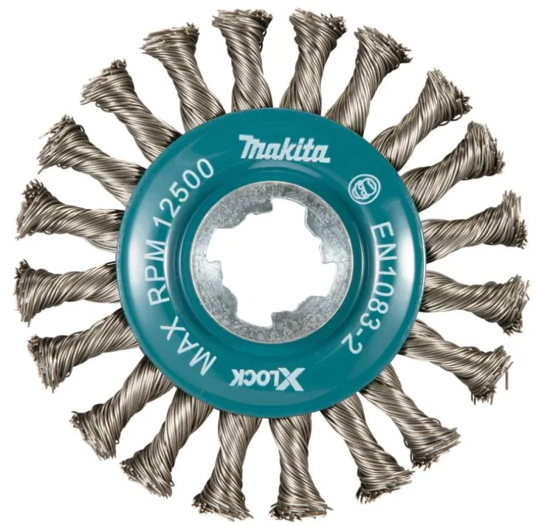 Makita X-lock Skivborste 115mm • rostfritt
