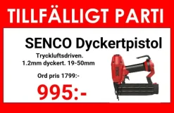 Senco FinishPro 18BL Dyckertpistol 1,2mm
