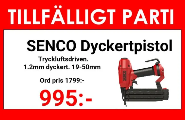 Senco FinishPro 18BL Dyckertpistol 1,2mm