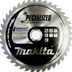 Sågklinga Aluminium 165x20x1,5 54T Efficut