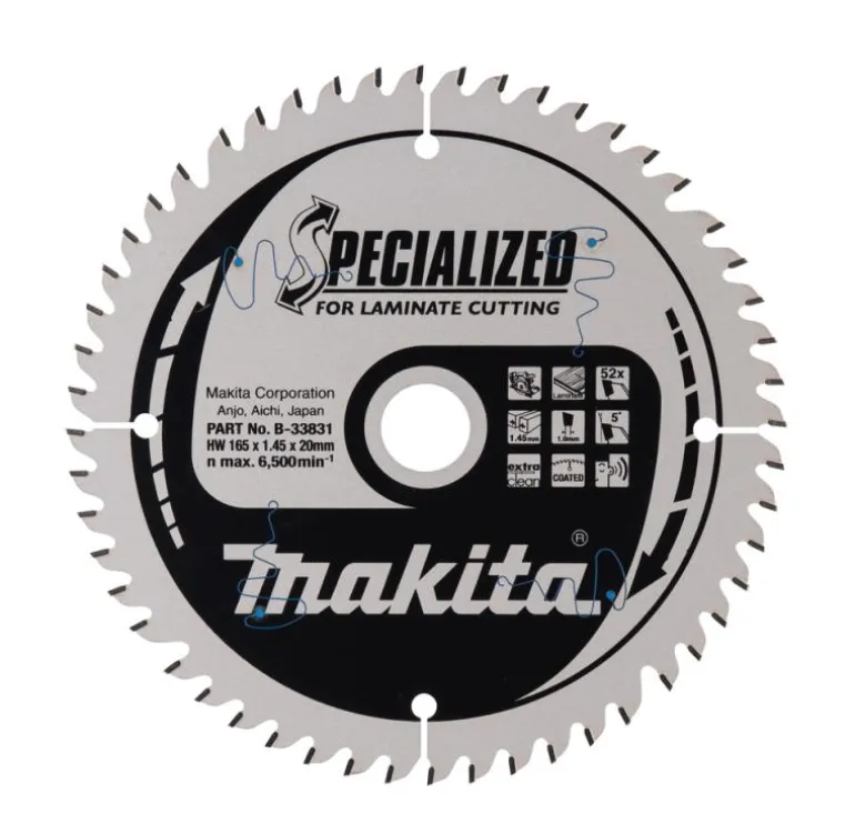 Sågklinga Laminat 165x20x1,45 52T Specialized