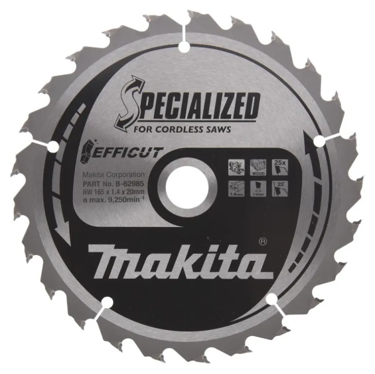 Sågklinga Trä 165x20x1,425T Efficut
