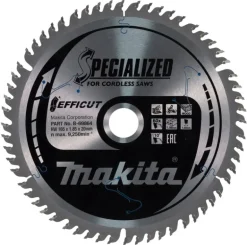Sågklinga Trä 165x20x1,85 60T Efficut