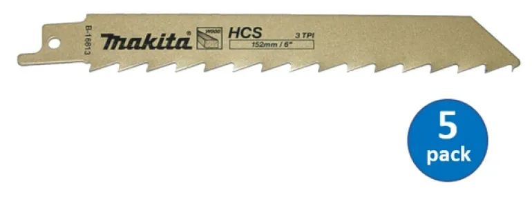 Tigersågblad Trä 152mm 6TPI